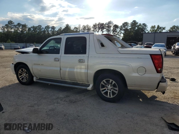 2003 Cadillac Escalade EXT with VIN 3GYEK63N63G160100, listed as a Copart auction lot 69054294 with 0 mi miles and Salvage Title. Bid and sale history available at carsss.com. Image 2.