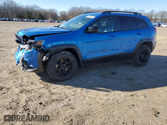 2022 Jeep Cherokee X with VIN 1C4PJMCX8ND531698, listed as a Copart auction lot 41386225 with 45,745 mi miles and Salvage Title. Bid and sale history available at carsss.com. Image 1.