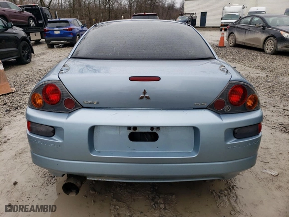 2003 Mitsubishi Eclipse GS with VIN 4A3AC44G33E090047, listed as a Copart auction lot 84745894 with 0 mi miles and Salvage Title. Bid and sale history available at carsss.com. Image 6.