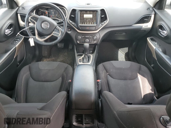 2017 Jeep Cherokee Latitude with VIN 1C4PJLCS6HD214568, listed as a Copart auction lot 47481225 with 106,499 mi miles and Salvage Title. Bid and sale history available at carsss.com. Image 8.