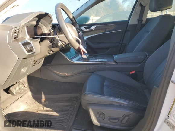 2020 Audi A6 Premium Plus with VIN WAUE8AF27LN090393, listed as a Copart auction lot 86551944 with 0 mi miles and Salvage Title. Bid and sale history available at carsss.com. Image 7.