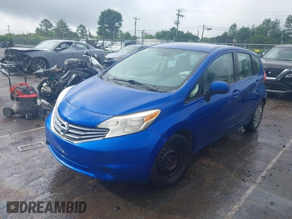 2014 Nissan Note S with VIN 3N1CE2CP2EL425185, listed as a IAAI auction lot 42253104 with 151,553 mi miles and . Bid and sale history available at DreamBid. Image 2.