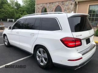 2017 Mercedes-Benz GLS 450 z VIN 4JGDF6EE0HA814125, wystawiony jako Copart lot #57616885 z przebiegiem 149 979 mil mil oraz Czysty tytuł • Clean title. Historia ofert i sprzedaży dostępna na DreamBid. Obrazek 2.