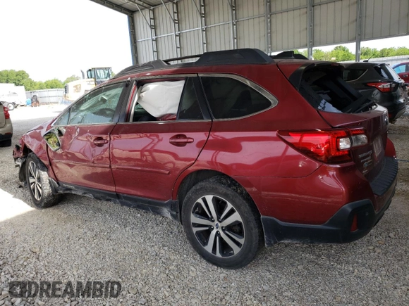 2018 Subaru Outback Limited with VIN 4S4BSANC2J3313946, listed as a Copart auction lot 56698475 with Not provided miles and Salvage title. Bid and sale history available at DreamBid. Image 2.