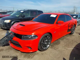 2020 Dodge Charger Scat Pack with VIN 2C3CDXGJ9LH135751, listed as a IAAI auction lot 41661561 with 38,162 mi miles. Bid and sale history available at carsss.com. Image 2.