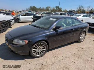 2008 Volvo C70 with VIN YV1MC67228J054127, listed as a Copart auction lot 73768464 with 0 mi miles and Salvage Title. Bid and sale history available at carsss.com. Image 1.