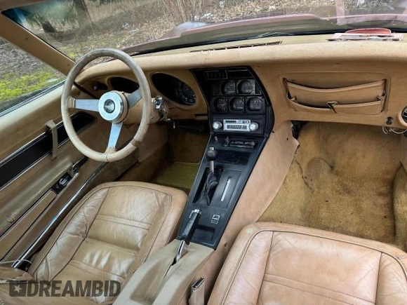 1977 Chevrolet Corvette with VIN 1Z37L7S406085, listed as a Copart auction lot 47113155 with 78,353 mi miles and Clean title. Bid and sale history available at DreamBid. Image 9.