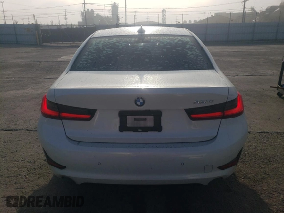 2019 BMW 3 Series 330i with VIN WBA5R1C56KFH02347, listed as a Copart auction lot 83674694 with 83,528 mi miles and Salvage Title. Bid and sale history available at carsss.com. Image 6.