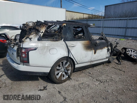 2016 Land Rover Range Rover HSE with VIN SALGS2PF0GA305400, listed as a Copart auction lot 49580505 with Not provided miles and Salvage title. Bid and sale history available at DreamBid. Image 3.