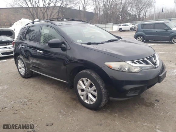 2012 Nissan Murano SV with VIN JN8AZ1MW6CW235300, listed as a Copart auction lot 45090075 with 86,479 mi miles and Clean Title. Bid and sale history available at carsss.com. Image 4.