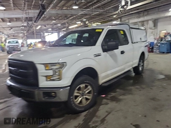 2016 Ford F-150 XLT with VIN 1FTEX1E85GFD46493, listed as a IAAI auction lot 42015488 with 153,556 mi miles. Bid and sale history available at carsss.com. Image 1.