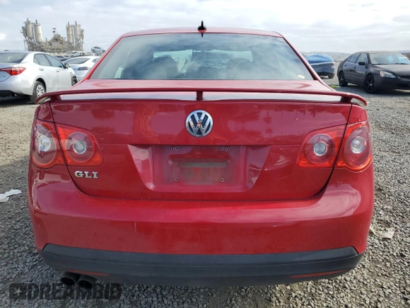 2007 Volkswagen Jetta Sedan GLI 2.0L Turbo with VIN 3VWXJ71K87M170888, listed as a Copart auction lot 53194475 with 135,926 mi miles and Salvage Title. Bid and sale history available at carsss.com. Image 6.