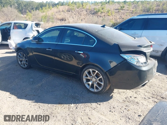 2013 Buick Regal GS with VIN 2G4GV5GV1D9155839, listed as a IAAI auction lot 41692232 with 134,111 mi miles. Bid and sale history available at carsss.com. Image 3.