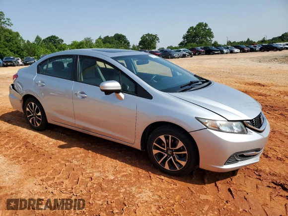 2015 Honda Civic EX z VIN 2HGFB2F86FH550760, wystawiony jako Copart lot #56968225 z przebiegiem 129 183 mil mil oraz Szkoda całkowita • Salvage title. Historia ofert i sprzedaży dostępna na DreamBid. Obrazek 4.