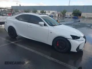 2019 Lexus IS with VIN JTHBA1D27K5089741, listed as a IAAI auction lot 41734834 with 58,944 mi miles. Bid and sale history available at carsss.com. Image 1.