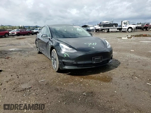 2019 Tesla Model 3 Long Range with VIN 5YJ3E1EB8KF384533, listed as a Copart auction lot 48557255 with 73,768 mi miles and Salvage Title. Bid and sale history available at carsss.com. Image 10.