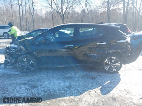 2022 Nissan LEAF SV Plus with VIN 1N4BZ1CV6NC552738, listed as a IAAI auction lot 41383500 with 44,205 mi miles and . Bid and sale history available at DreamBid. Image 14.