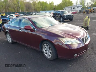 2007 Lexus ES 350 with VIN JTHBJ46GX72050287, listed as a IAAI auction lot 42146967 with Not Provided miles. Bid and sale history available at carsss.com. Image 1.