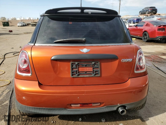 2011 MINI Hardtop with VIN WMWSU3C58BT253815, listed as a Copart auction lot 51544835 with 115,515 mi miles and Salvage Title. Bid and sale history available at DreamBid. Image 6.