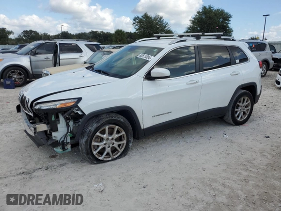2018 Jeep Cherokee Latitude Plus with VIN 1C4PJLLX7JD523998, listed as a Copart auction lot 80515584 with 60,861 mi miles and Salvage Title. Bid and sale history available at carsss.com. Image 1.