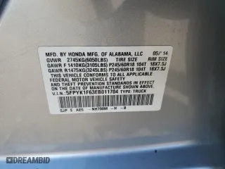 2014 Honda Ridgeline SE with VIN 5FPYK1F63EB011704, listed as a Copart auction lot 88673235 with 0 mi miles and Salvage Title. Bid and sale history available at carsss.com. Image 14.