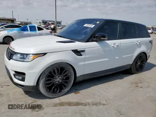 2016 Land Rover Range Rover Sport V8 Dynamic with VIN SALWR2EF8GA590860, listed as a Copart auction lot 48934355 with 110,044 mi miles and Clean Title. Bid and sale history available at carsss.com. Image 1.