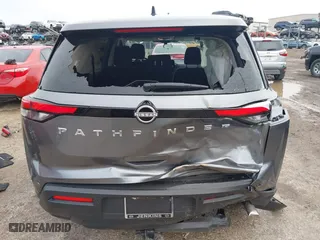 2024 Nissan Pathfinder S with VIN 5N1DR3AAXRC273423, listed as a IAAI auction lot 41210916 with 9,831 mi miles. Bid and sale history available at carsss.com. Image 6.