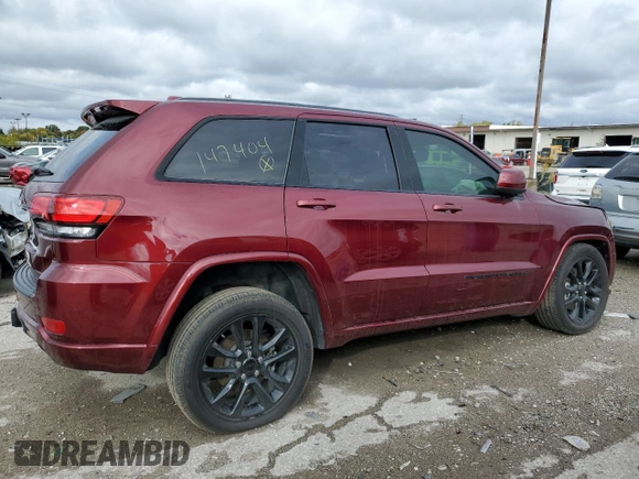2022 Jeep Grand Cherokee WK Laredo X with VIN 1C4RJFAGXNC147404, listed as a Copart auction lot 72098963 with 33,439 mi miles and Salvage Title. Bid and sale history available at carsss.com. Image 3.
