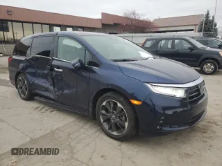 2022 Honda Odyssey Elite с VIN 5FNRL6H91NB042481, выставлен на аукционе Copart как лот 85664034 с пробегом 26 870 миль миль и На запчасти • Non repairable. История ставок и продаж доступна на DreamBid. Изображение 4.