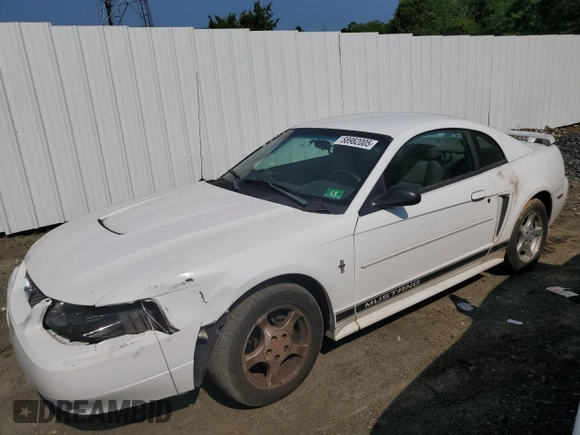 2003 Ford Mustang Standard z VIN 1FAFP40423F337129, wystawiony jako Copart lot #58982005 z przebiegiem 196 277 mil mil oraz Szkoda całkowita • Salvage title. Historia ofert i sprzedaży dostępna na DreamBid. Obrazek 1.