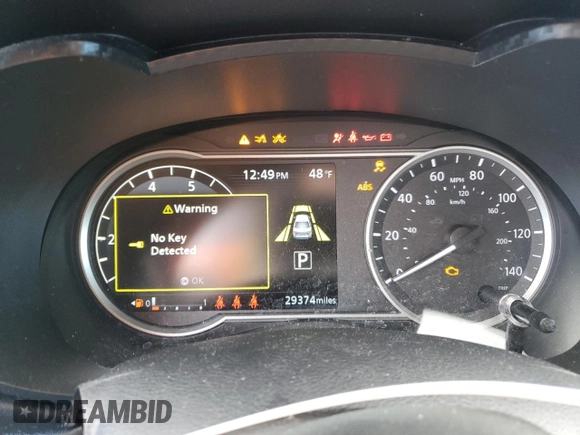 2023 Nissan Versa SR with VIN 3N1CN8FV9PL845042, listed as a Copart auction lot 48992585 with 29,374 mi miles and Non Repairable. Bid and sale history available at DreamBid. Image 9.