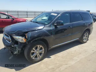 2013 Dodge Durango SXT with VIN 1C4RDHAG7DC692378, listed as a Copart auction lot 55125935 with 123,097 mi miles and Salvage title. Bid and sale history available at DreamBid. Image 1.