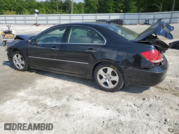 2005 Acura RL z VIN JH4KB16565C019863, wystawiony jako Copart lot #55317535 z przebiegiem 213 732 mil mil oraz Szkoda całkowita • Salvage title. Historia ofert i sprzedaży dostępna na DreamBid. Obrazek 2.