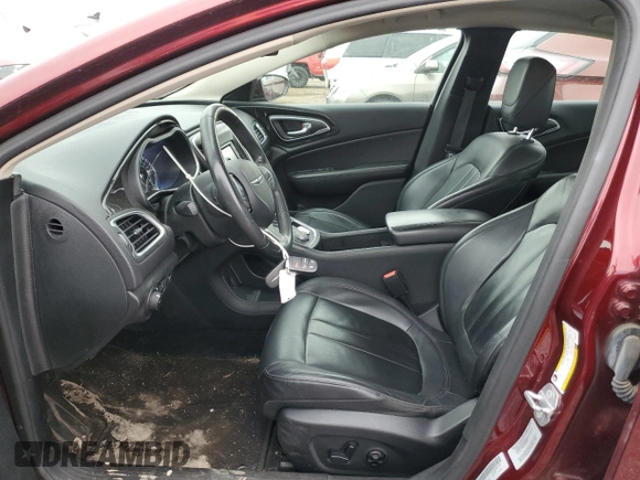 2015 Chrysler 200 C with VIN 1C3CCCCB5FN662241, listed as a Copart auction lot 53702975 with 68,597 mi miles and Salvage Title. Bid and sale history available at DreamBid. Image 7.