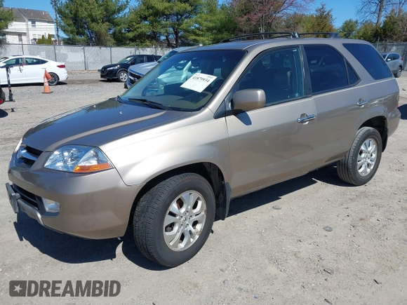 2003 Acura MDX Touring Pkg with VIN 2HNYD18623H549599, listed as a IAAI auction lot 41879934 with 242,896 mi miles. Bid and sale history available at carsss.com. Image 2.