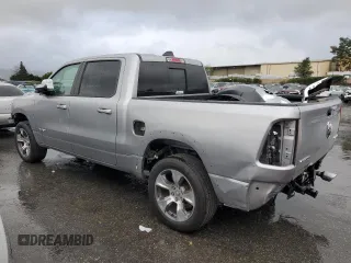 2020 Ram 1500 Laramie with VIN 1C6SRFJM7LN355667, listed as a Copart auction lot 45062385 with 121,512 mi miles and Salvage title. Bid and sale history available at DreamBid. Image 2.