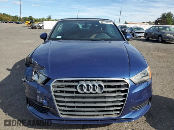 2015 Audi A3 1.8T Premium Plus with VIN WAU5CLFF5F1028760, listed as a Copart auction lot 72754684 with 66,806 mi miles and Salvage Title. Bid and sale history available at carsss.com. Image 5.