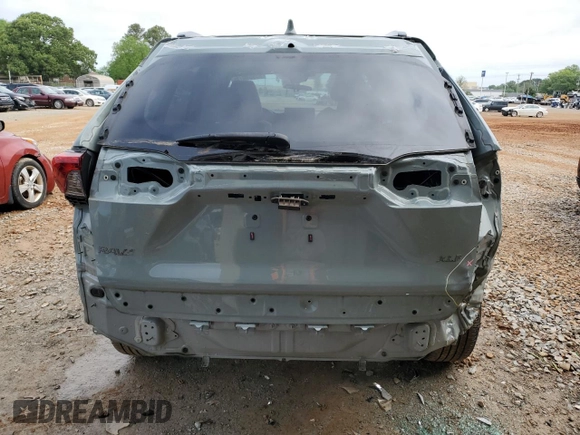 2021 Toyota RAV4 XLE Premium with VIN 2T3C1RFV5MW122775, listed as a Copart auction lot 53689075 with 69,358 mi miles and Salvage title. Bid and sale history available at DreamBid. Image 6.