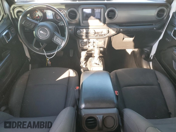 2022 Jeep Wrangler Unlimited Sport S with VIN 1C4HJXDN1NW150976, listed as a Copart auction lot 82924444 with 41,765 mi miles and Salvage Title. Bid and sale history available at carsss.com. Image 8.
