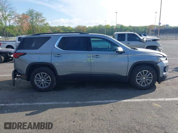 2023 Chevrolet Traverse LT Cloth with VIN 1GNEVGKW3PJ336948, listed as a IAAI auction lot 42144619 with 15,580 mi miles and . Bid and sale history available at DreamBid. Image 13.