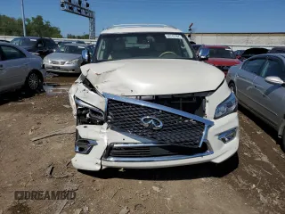 2016 Infiniti QX80 with VIN JN8AZ2NE5G9121014, listed as a Copart auction lot 60242204 with 118,575 mi miles and Salvage Title. Bid and sale history available at carsss.com. Image 5.