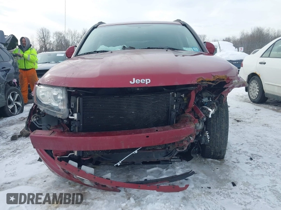 2016 Jeep Compass High Altitude Edition with VIN 1C4NJDEBXGD674518, listed as a IAAI auction lot 41635847 with 158,125 mi miles. Bid and sale history available at carsss.com. Image 6.