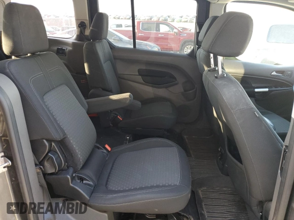 2021 Ford Transit Connect XLT with VIN NM0GS9F21M1487521, listed as a Copart auction lot 53732695 with 58,187 mi miles and Salvage title. Bid and sale history available at DreamBid. Image 10.