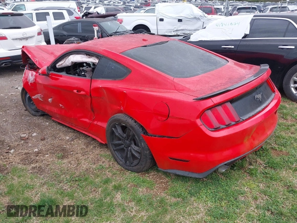 2016 Ford Mustang EcoBoost with VIN 1FA6P8TH5G5284881, listed as a IAAI auction lot 41841430 with 86,132 mi miles and . Bid and sale history available at carsss.com. Image 3.
