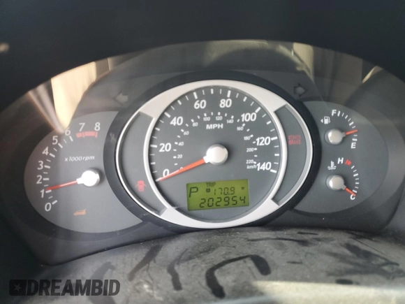 2008 Hyundai Tucson GLS with VIN KM8JM12B58U920493, listed as a Copart auction lot 49908505 with 202,954 mi miles and Salvage Title. Bid and sale history available at carsss.com. Image 9.