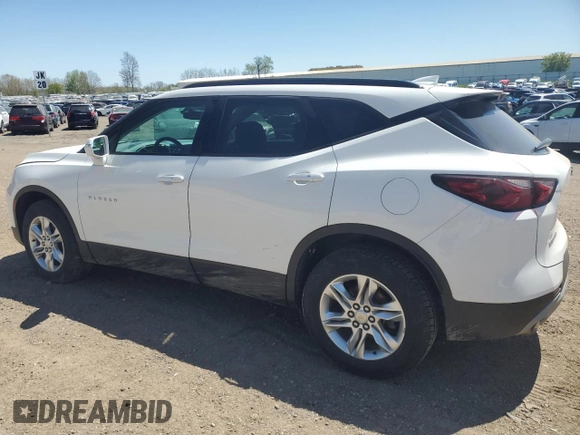 2020 Chevrolet Blazer LT with VIN 3GNKBHRS8LS616636, listed as a Copart auction lot 56237955 with 115,118 mi miles and Non repairable. Bid and sale history available at DreamBid. Image 2.