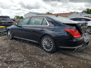 2018 Genesis G90 Premium z VIN KMHG34JA1JU049041, wystawiony jako Copart lot #56941235 z przebiegiem 66 778 mil mil oraz Szkody całkowita. Historia ofert i sprzedaży dostępna na DreamBid. Obrazek 2.