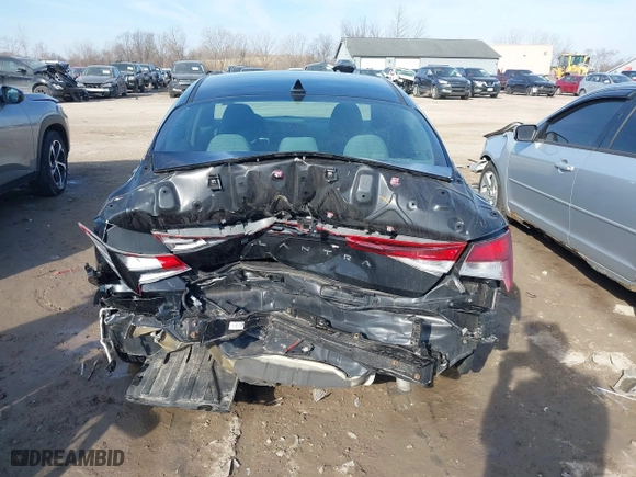 2021 Hyundai Elantra SEL with VIN 5NPLS4AG3MH005342, listed as a IAAI auction lot 41787600 with 85,819 mi miles. Bid and sale history available at carsss.com. Image 16.