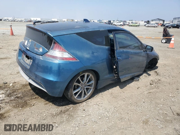 2012 Honda CR-Z EX with VIN JHMZF1D62CS003029, listed as a Copart auction lot 62111505 with 108,128 mi miles and Salvage title. Bid and sale history available at DreamBid. Image 3.