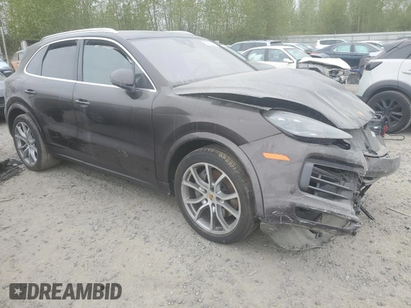 2019 Porsche Cayenne S with VIN WP1AB2AY3KDA61528, listed as a Copart auction lot 50276523 with Not provided miles and Salvage title. Bid and sale history available at DreamBid. Image 4.
